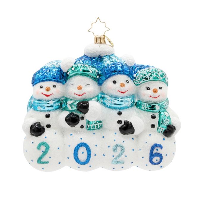 Christopher Radko Our Snowiest Year Yet 2026 Ornament