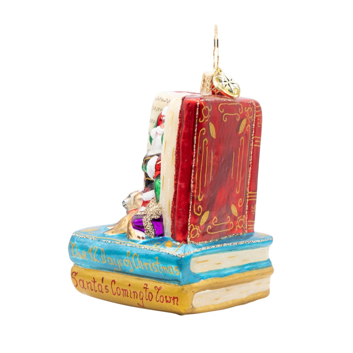 Christopher Radko Santa's Book Nook Gem Ornament