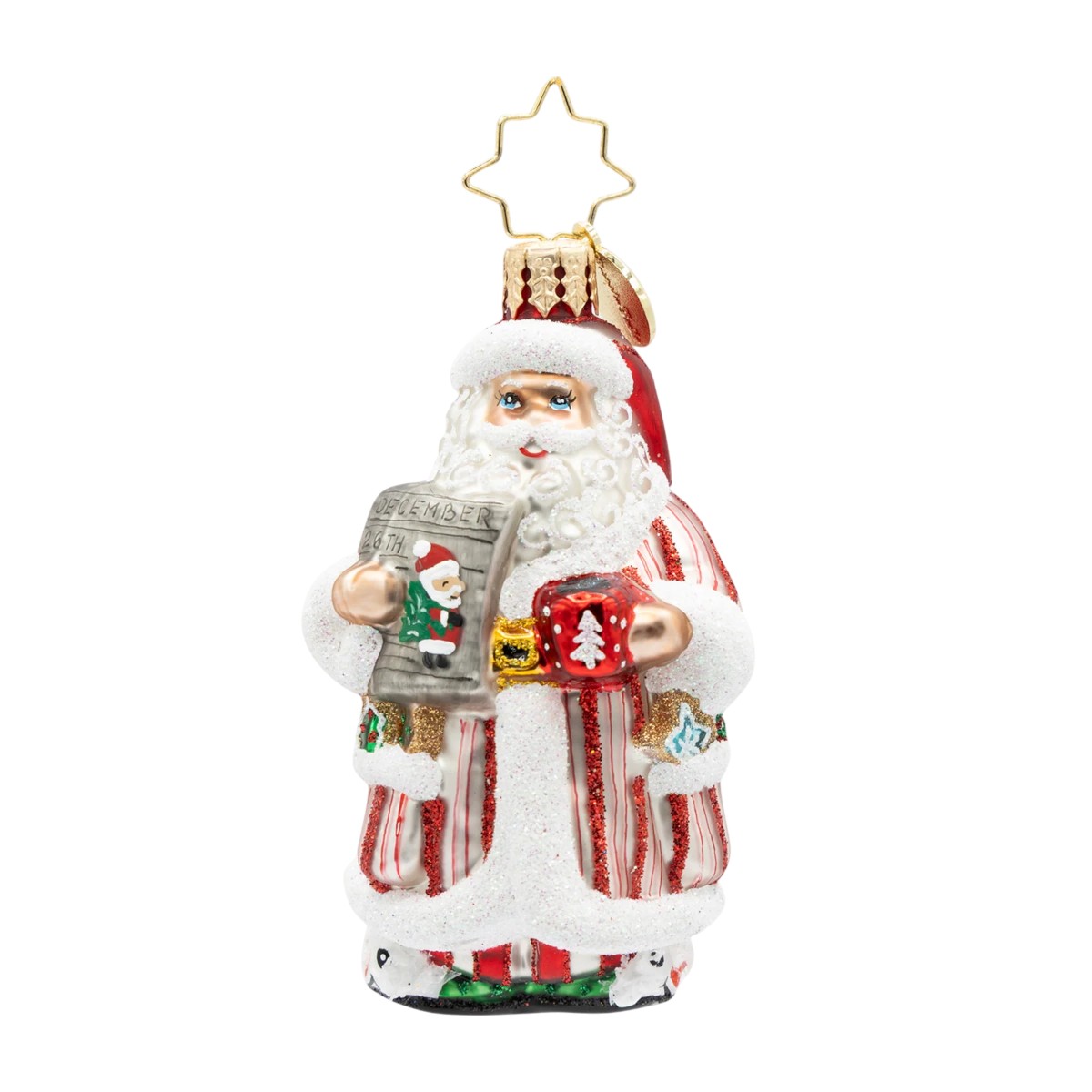 Christopher Radko Santa's Daily New Gem Ornament