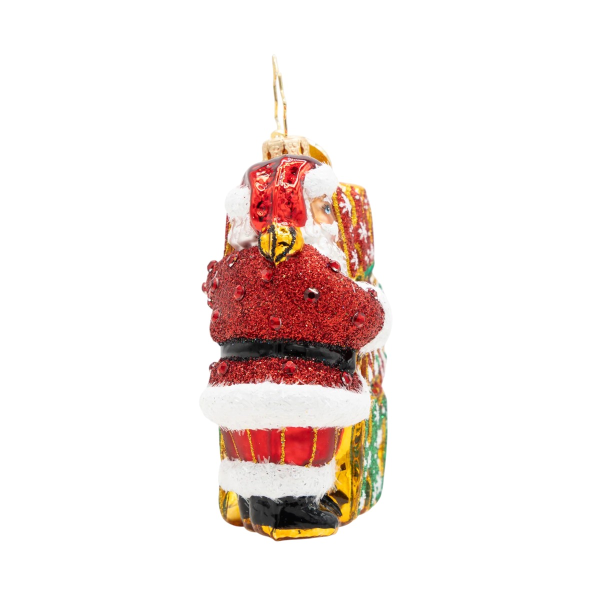 Christopher Radko Merry Ho Ho Ho Santa Gem Ornament