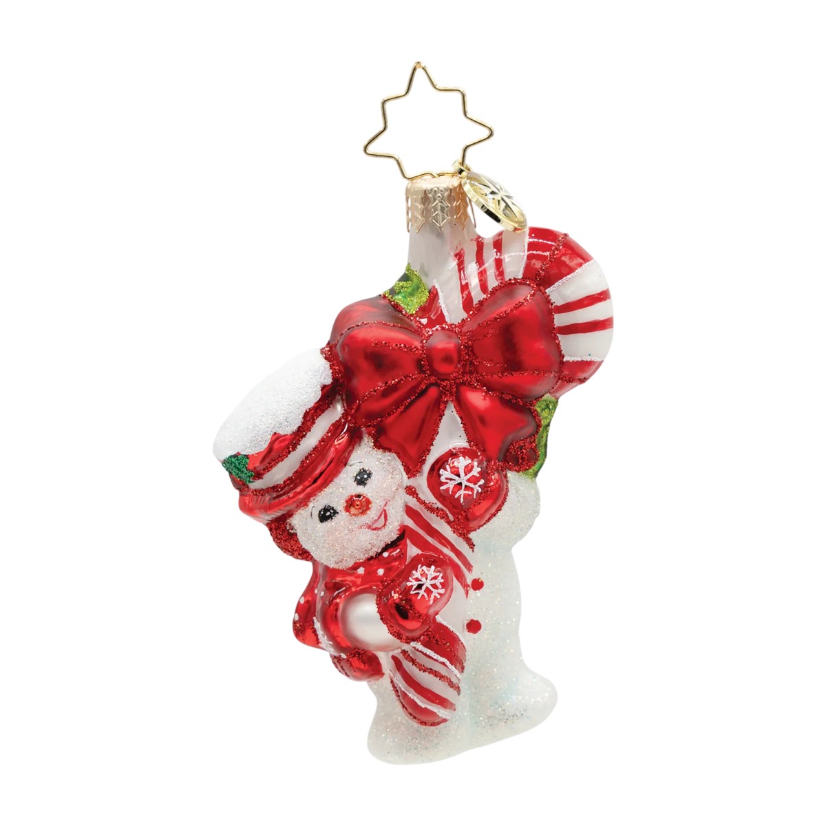 Christopher Radko Snowy Retro Cheer Gem Ornament