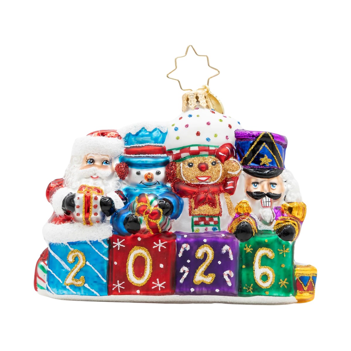 Christopher Radko Stacking Up The Cheer Ornament