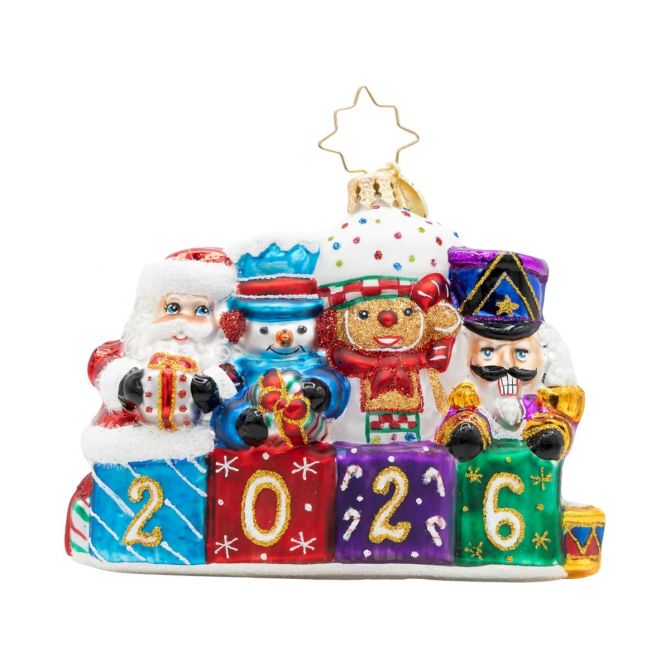 Christopher Radko Stacking Up The Cheer Ornament