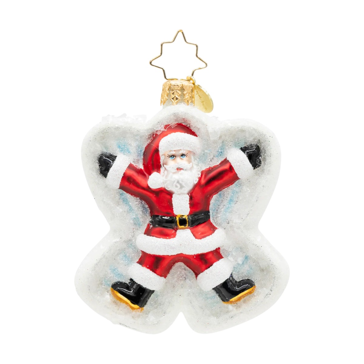 Christopher Radko Snow Angel Duo Gem Ornament