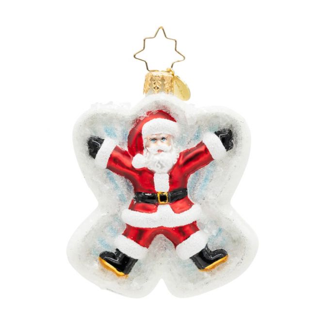 Christopher Radko Snow Angel Duo Gem Ornament