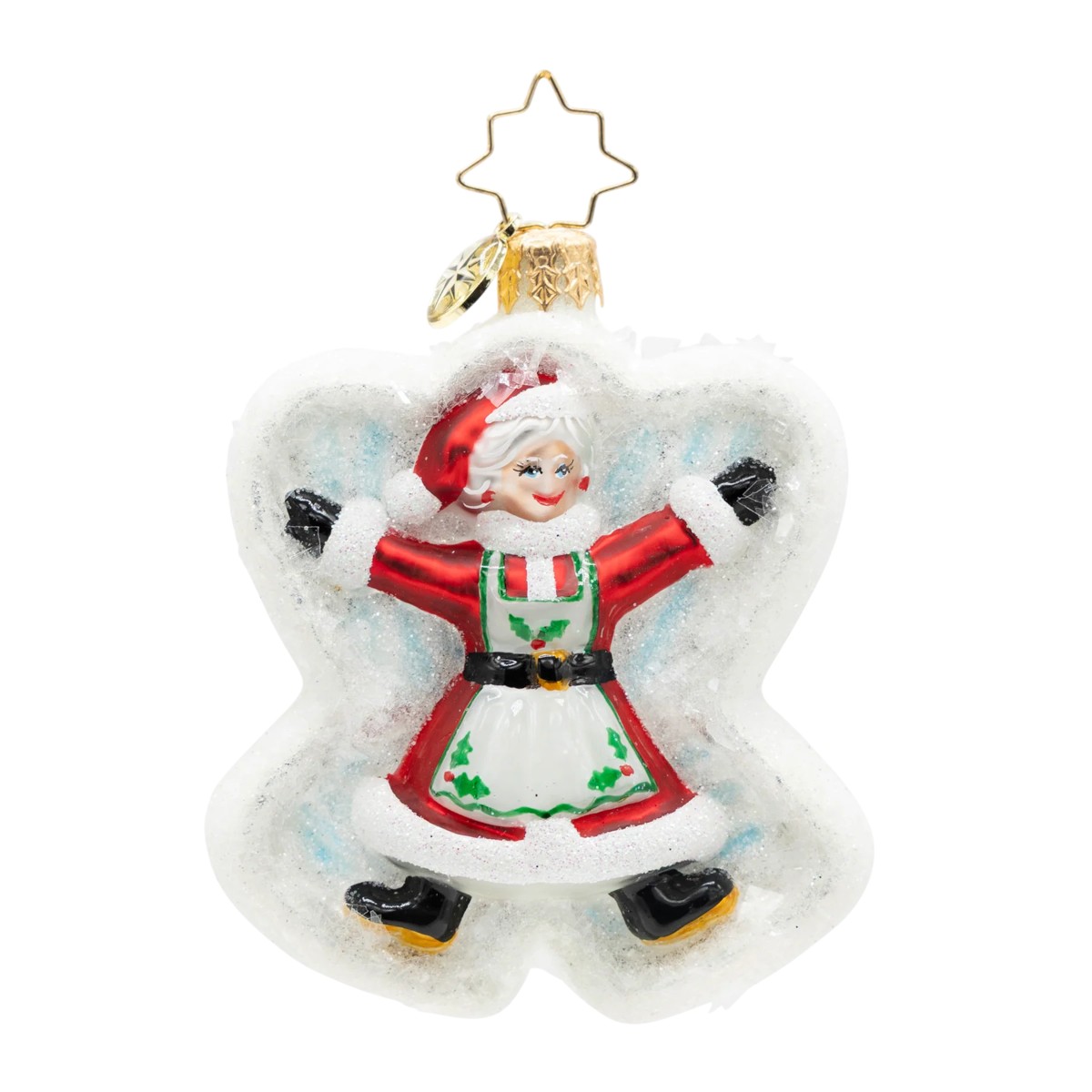 Christopher Radko Snow Angel Duo Gem Ornament