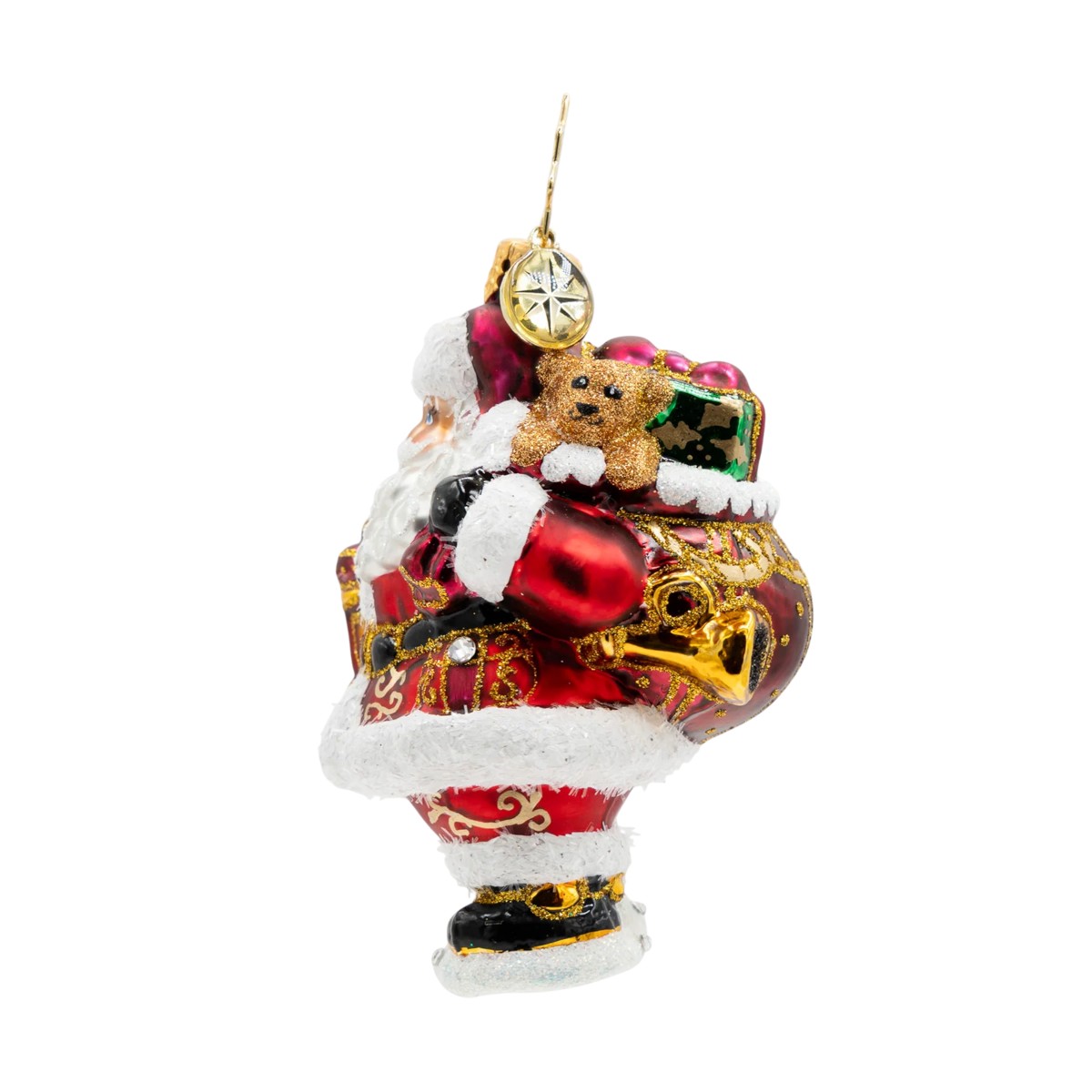 Christopher Radko A Claus To Celebrate Gem Ornament