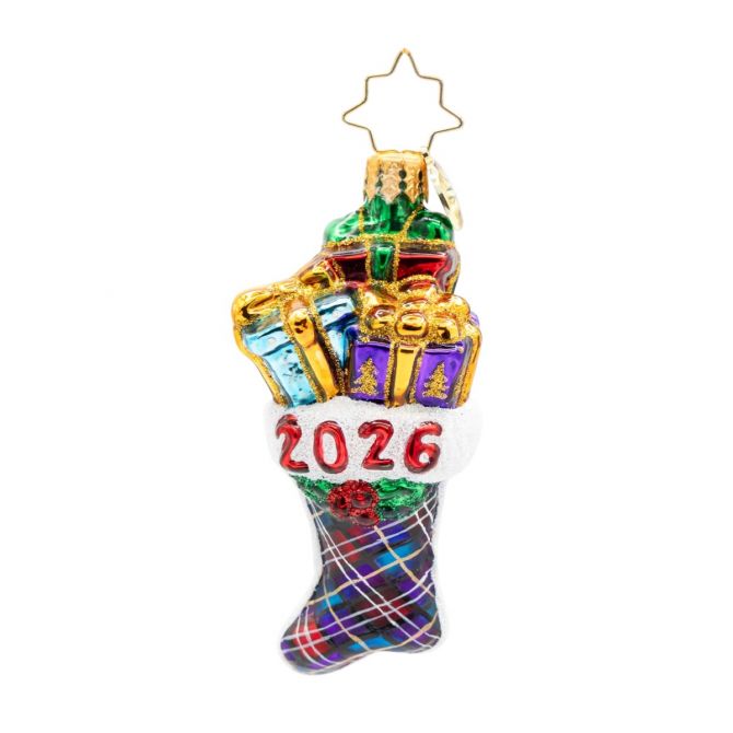 Christopher Radko 2026 Stacked Holiday Joy Gem