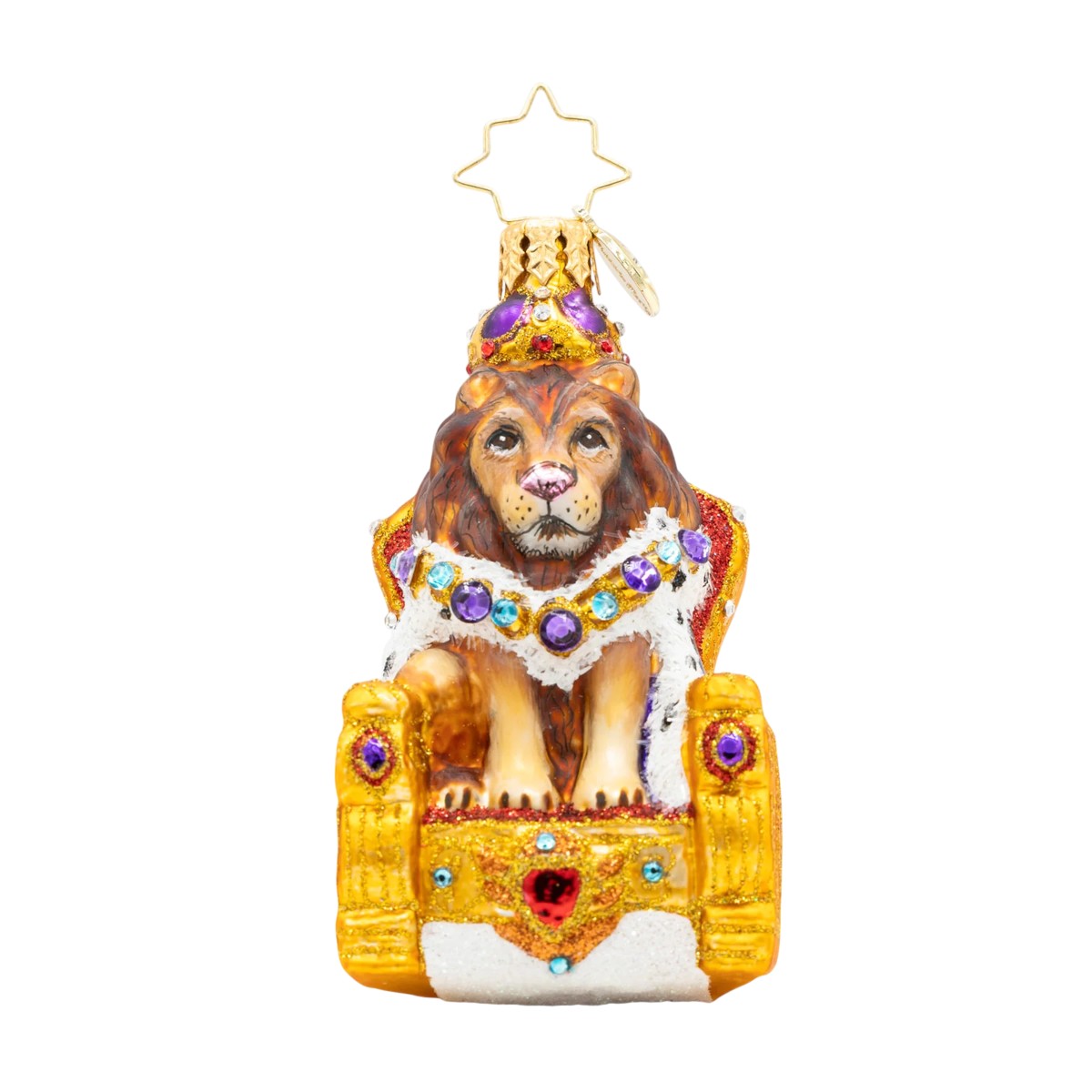 Christopher Radko Regal Lion Majesty Gem Ornament