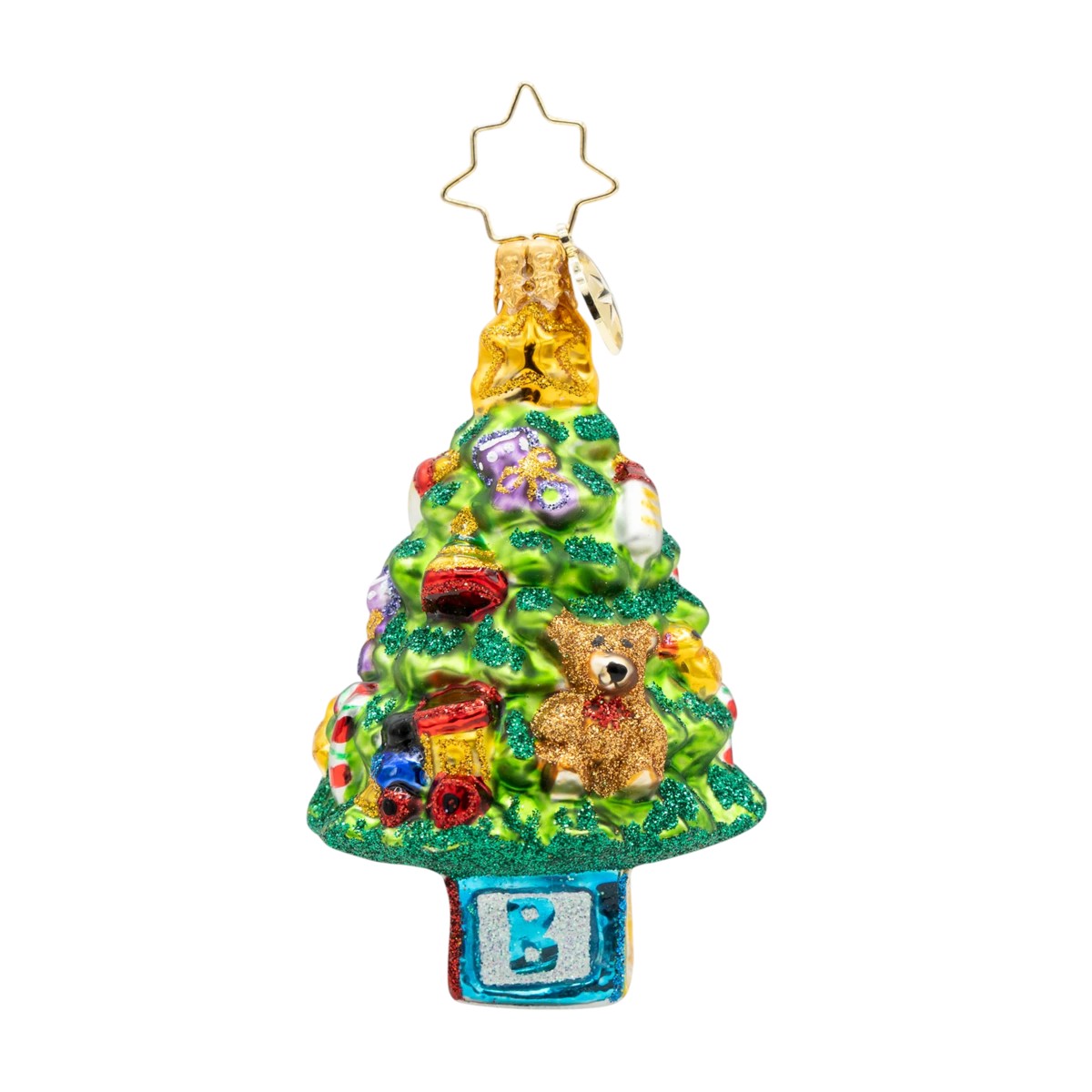 Christopher Radko Bundle of Joy Spruce Gem Ornament