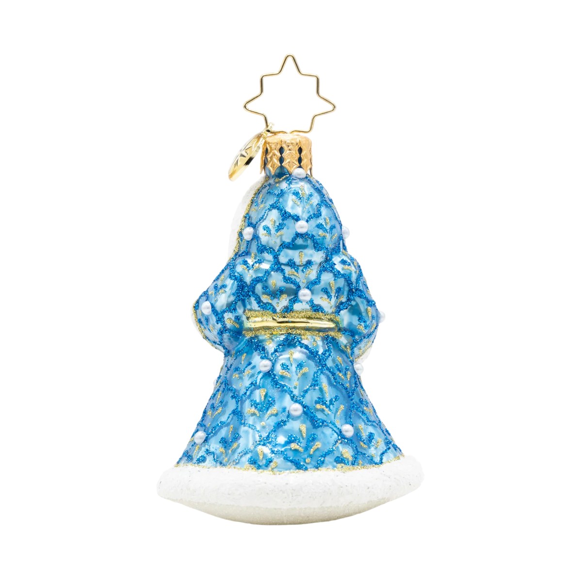 Christopher Radko Gilded Grandeur Santa Gem Ornament