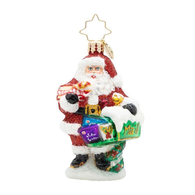 Christopher Radko North Pole Mail Delivery Gem Ornament