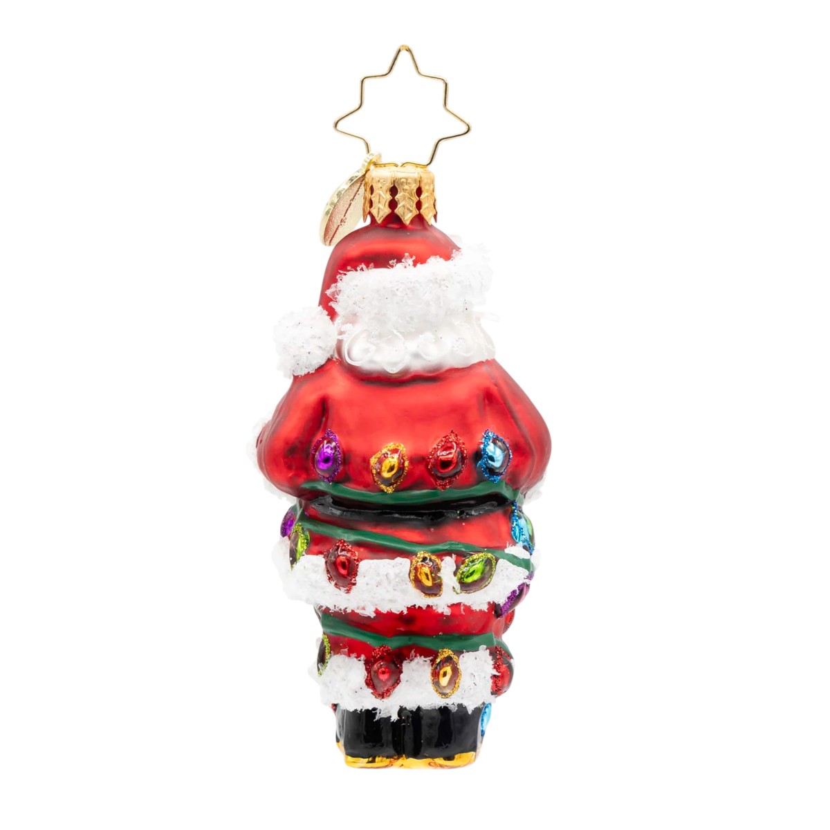 Christopher Radko Tangled Up Santa Gem Ornament