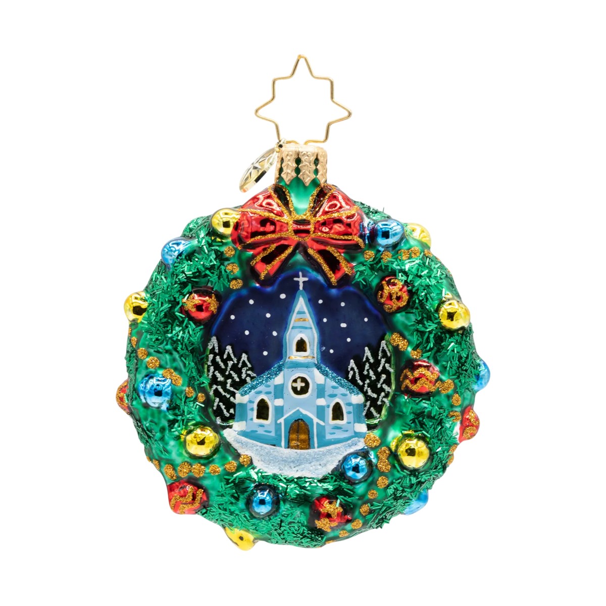 Christopher Radko Sacred Harmony Wreath Gem Ornament