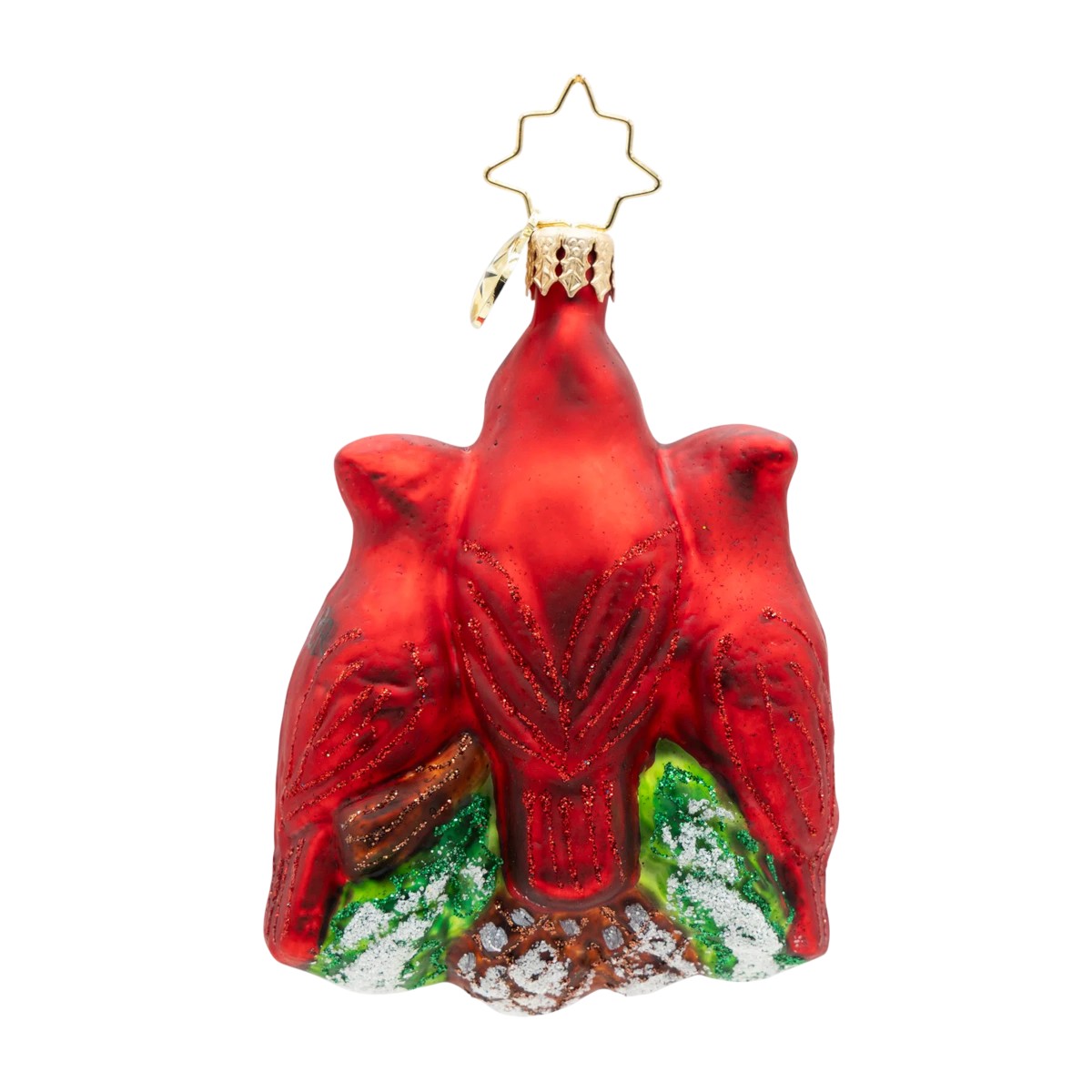 Christopher Radko Cardinal Garden Greetings Gem Ornament