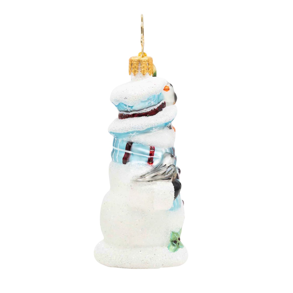 Christopher Radko Snowy Perch Pals Gem Ornament