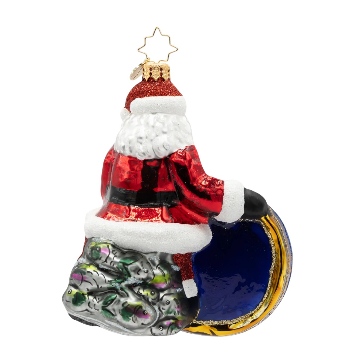 Christopher Radko Tinsel Tin and Caviar Ornament