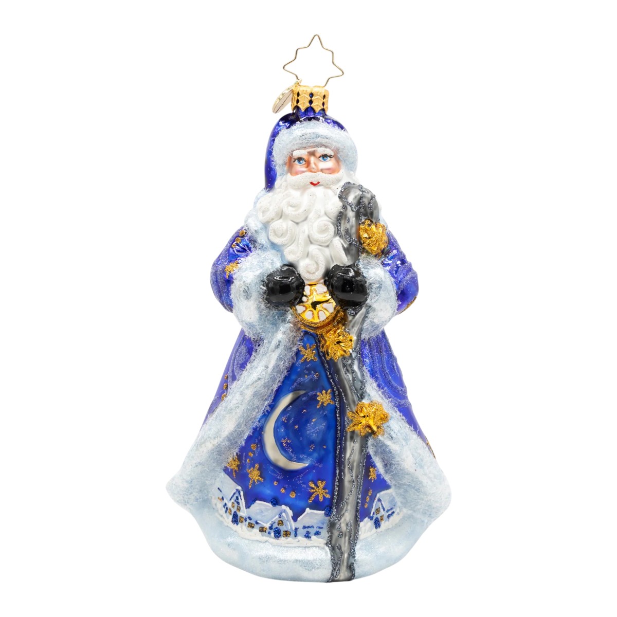 Christopher Radko Starlight Santa Ornament