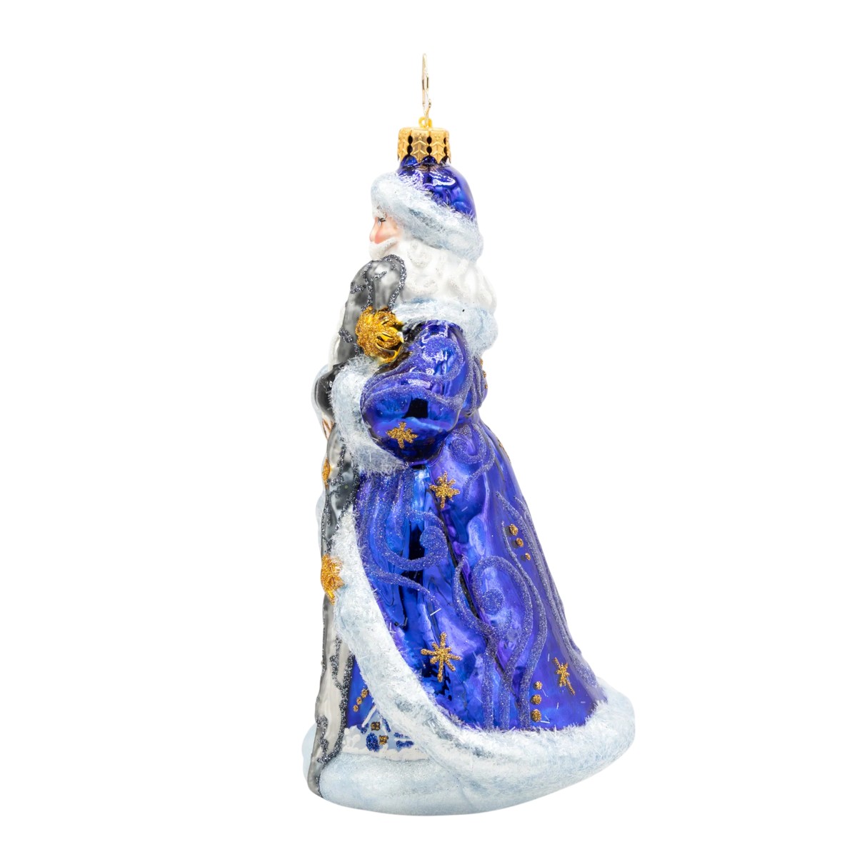 Christopher Radko Starlight Santa Ornament