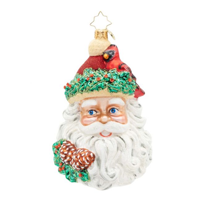 Christopher Radko Woodland Wishes Santa Ornament