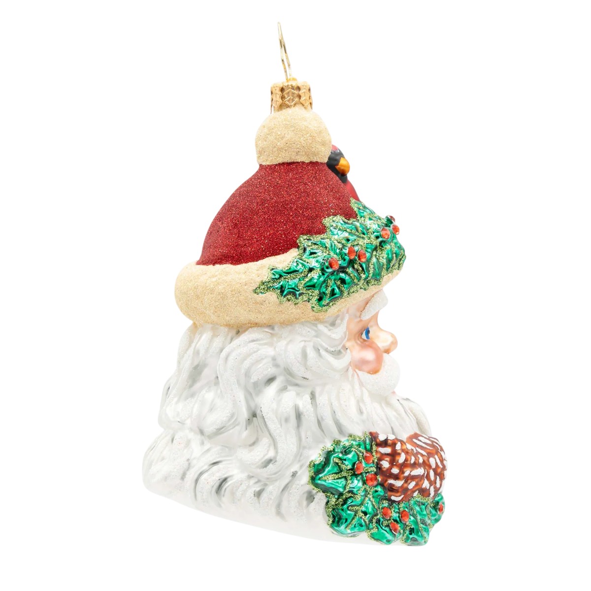 Christopher Radko Woodland Wishes Santa Ornament