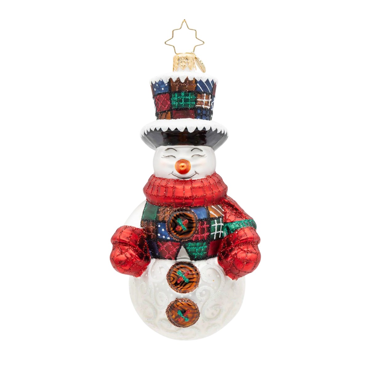 Christopher Radko Plaid Tidings Ornament