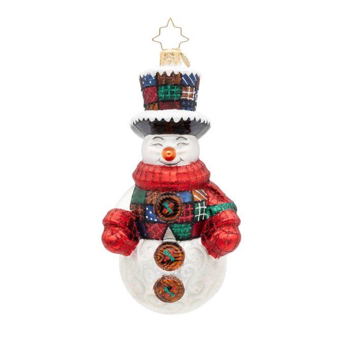 Christopher Radko Plaid Tidings Ornament