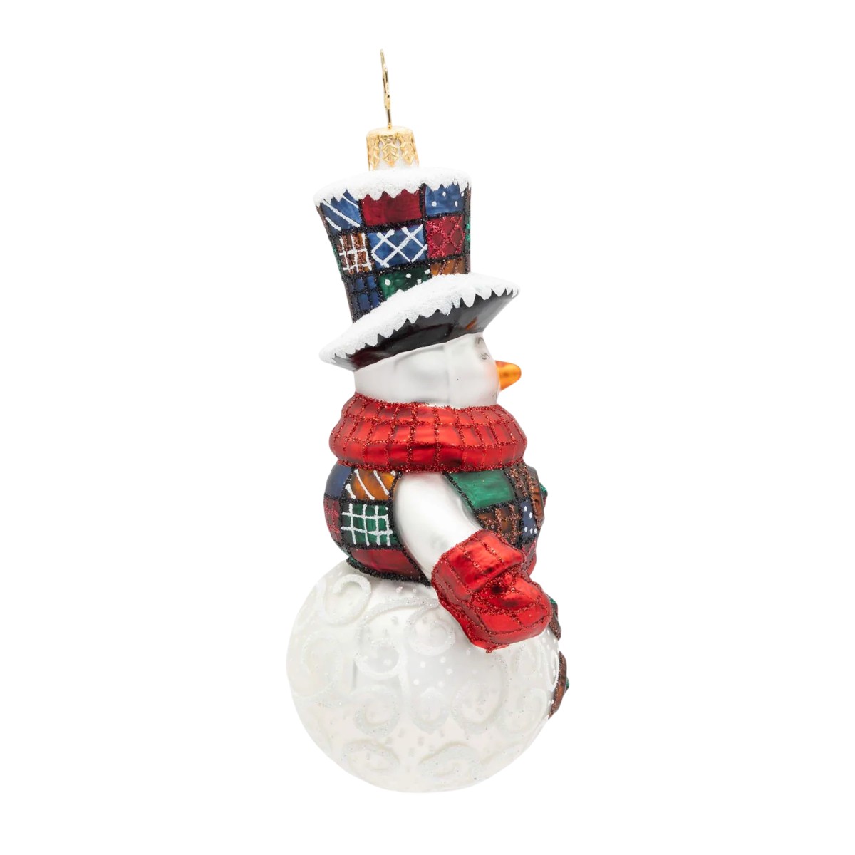 Christopher Radko Plaid Tidings Ornament