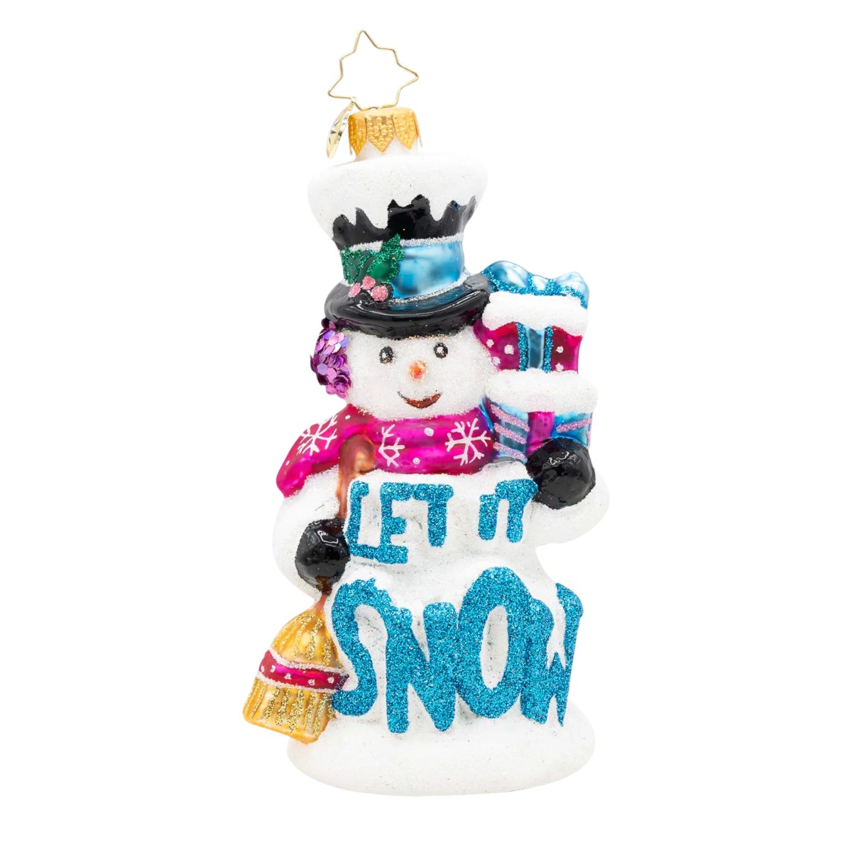 Christopher Radko Let It Snowman! Ornament