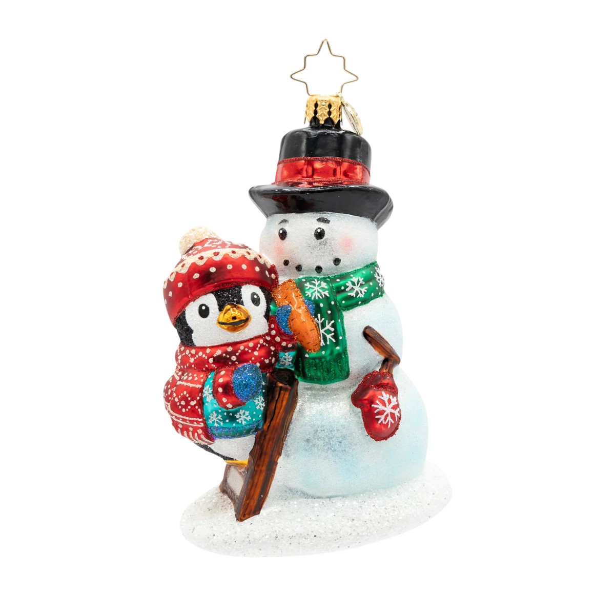 Christopher Radko A Flurry Of Friendship Ornament