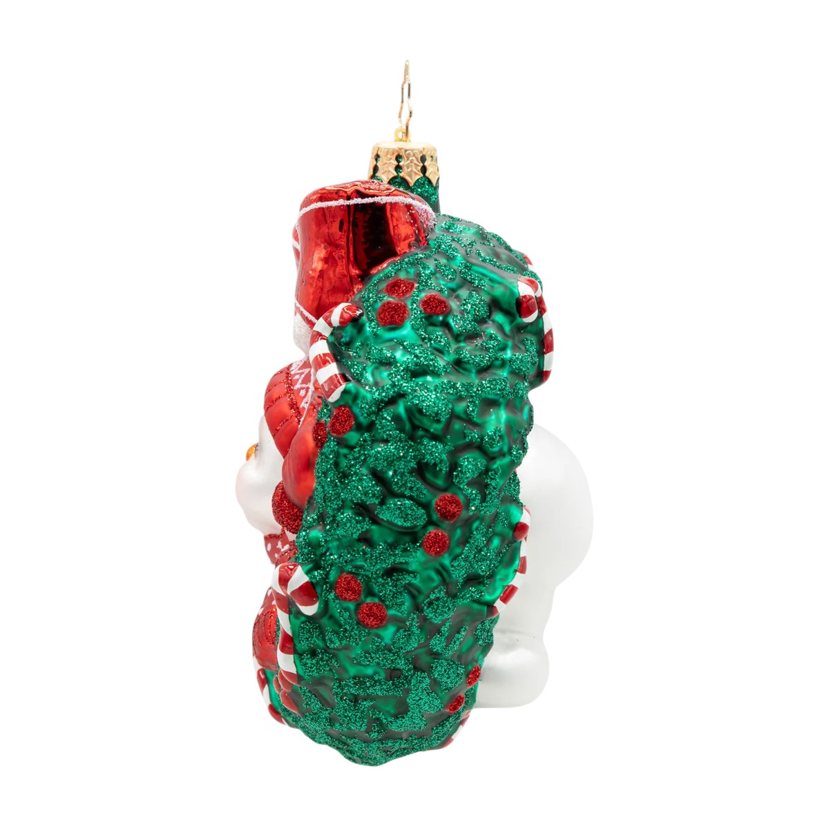 Christopher Radko Candy Cane Cuddles Ornament