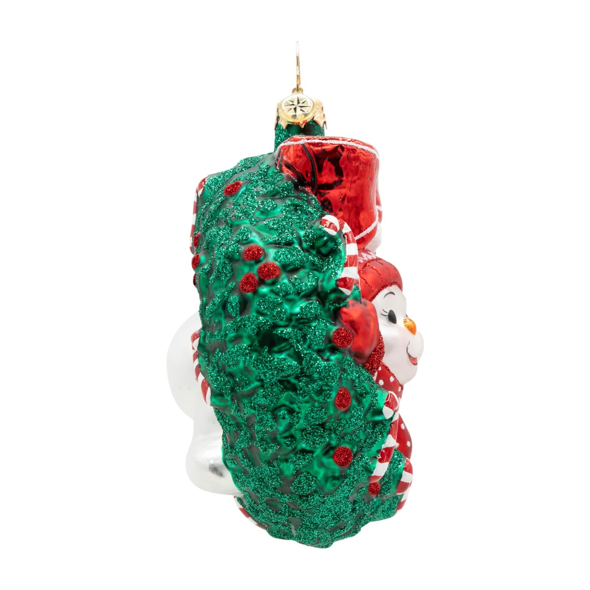 Christopher Radko Candy Cane Cuddles Ornament
