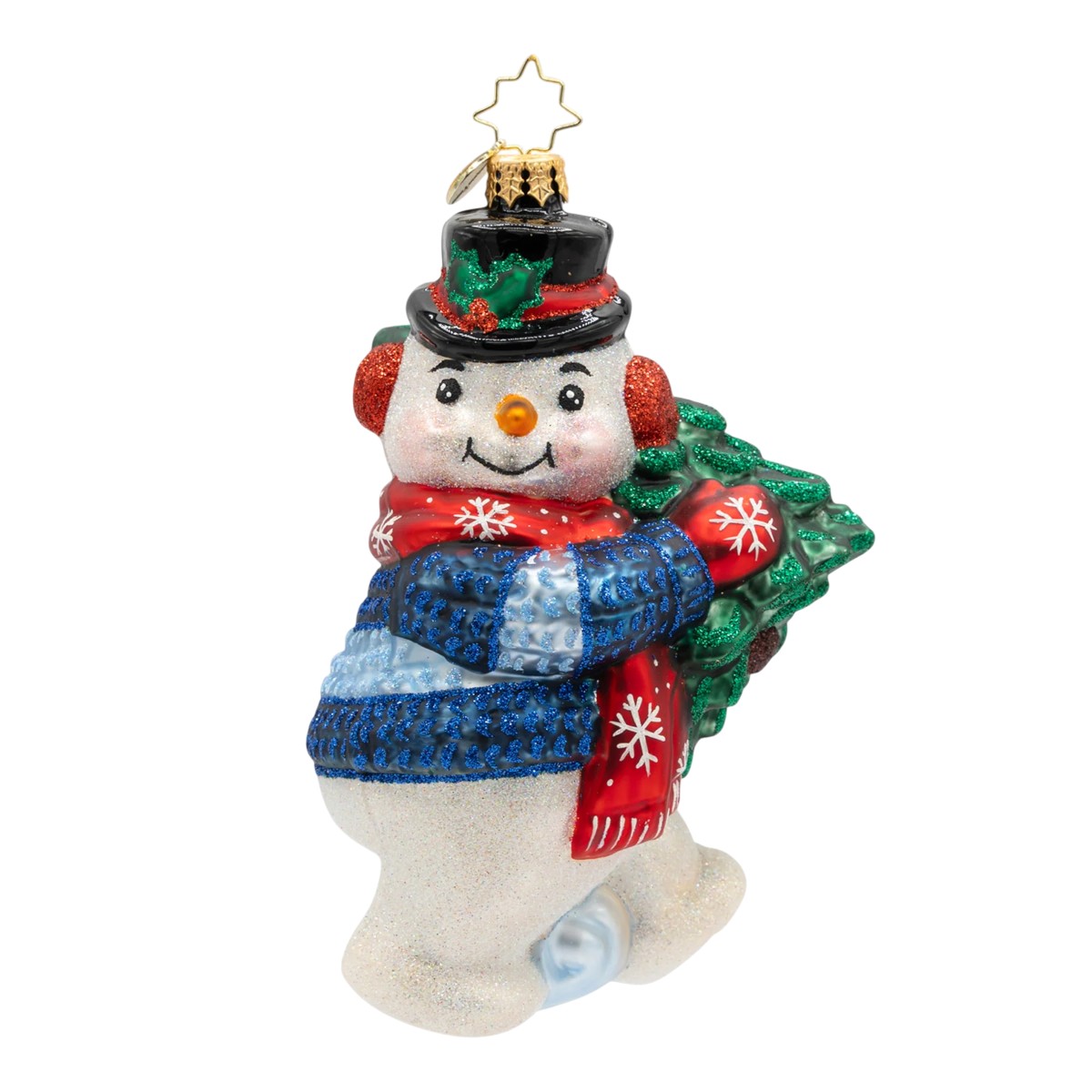 Christopher Radko Dashing Through The Snowman Ornament
