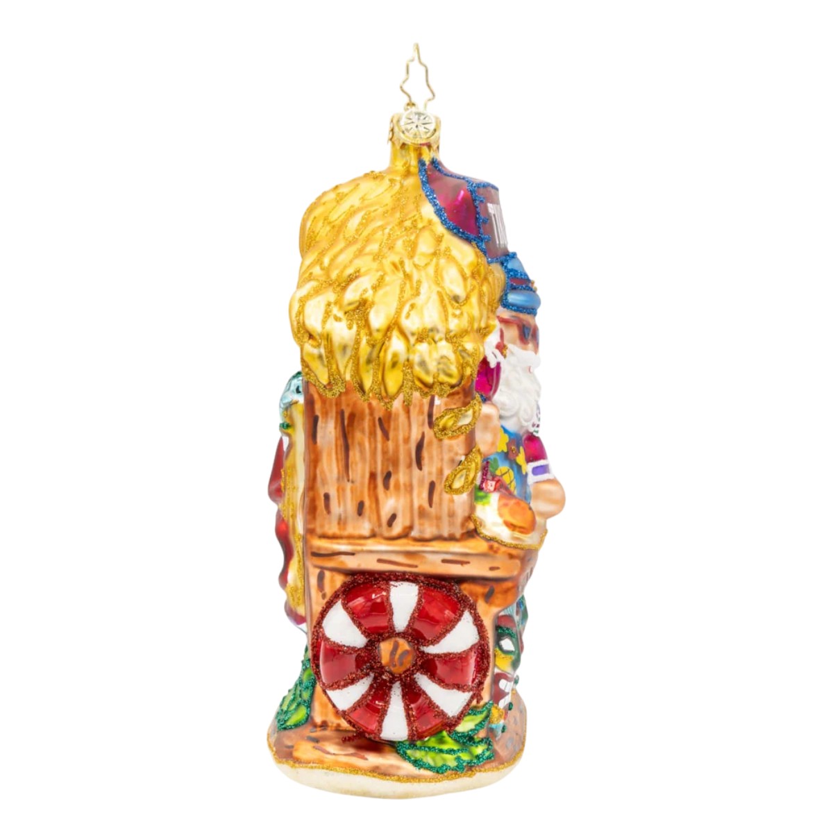 Christopher Radko Tiki Bar Santa Ornament