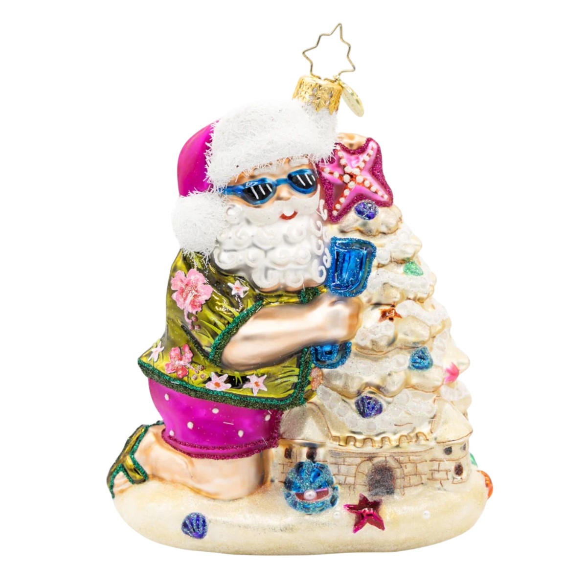 Christopher Radko Sandy Claus Castle Ornament