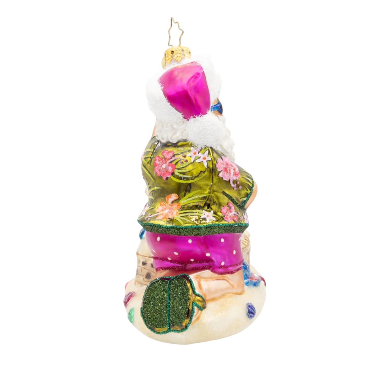 Christopher Radko Sandy Claus Castle Ornament
