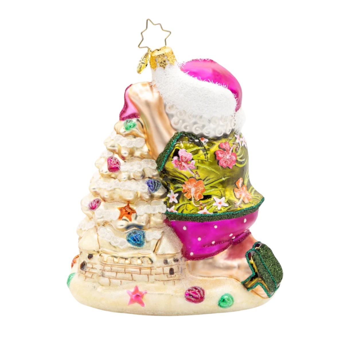 Christopher Radko Sandy Claus Castle Ornament