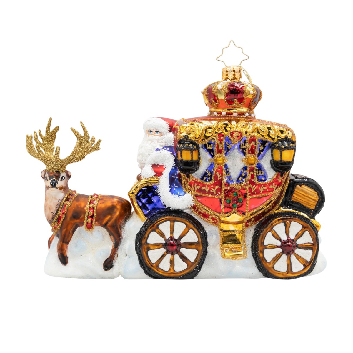 Christopher Radko Yuletide Carriage Ride Ornament