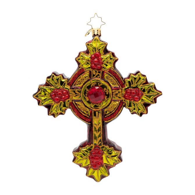 Christopher Radko Evergreen Faith Ornament