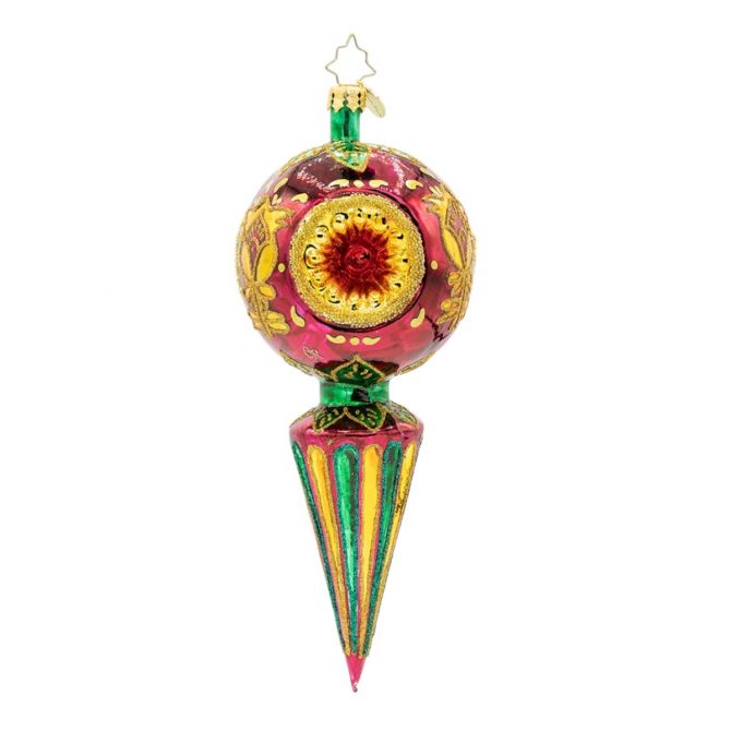 Christopher Radko Golden Fluted Spire Ornament