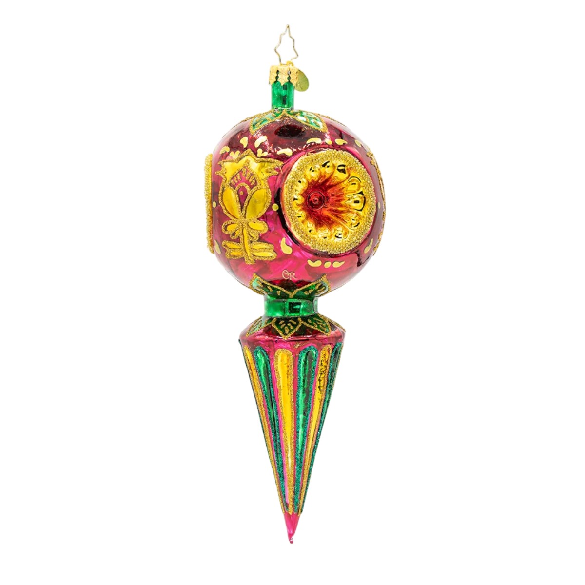 Christopher Radko Golden Fluted Spire Ornament