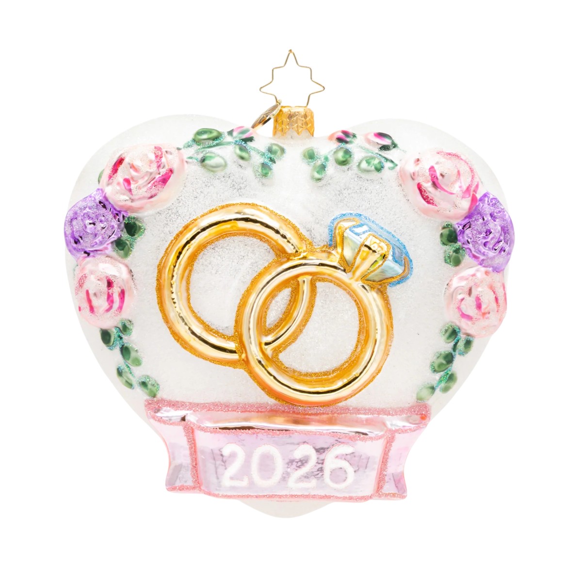 Christopher Radko 2026 Everlasting Love Ornament