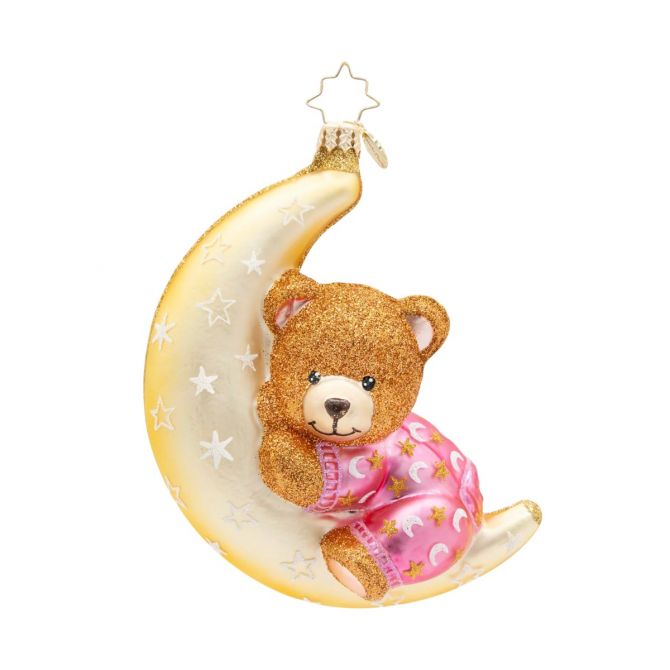 Christopher Radko Pink Moonlights Snuggles