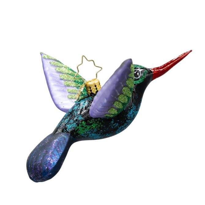 Christopher Radko Happy Holiday Hummingbird Ornament