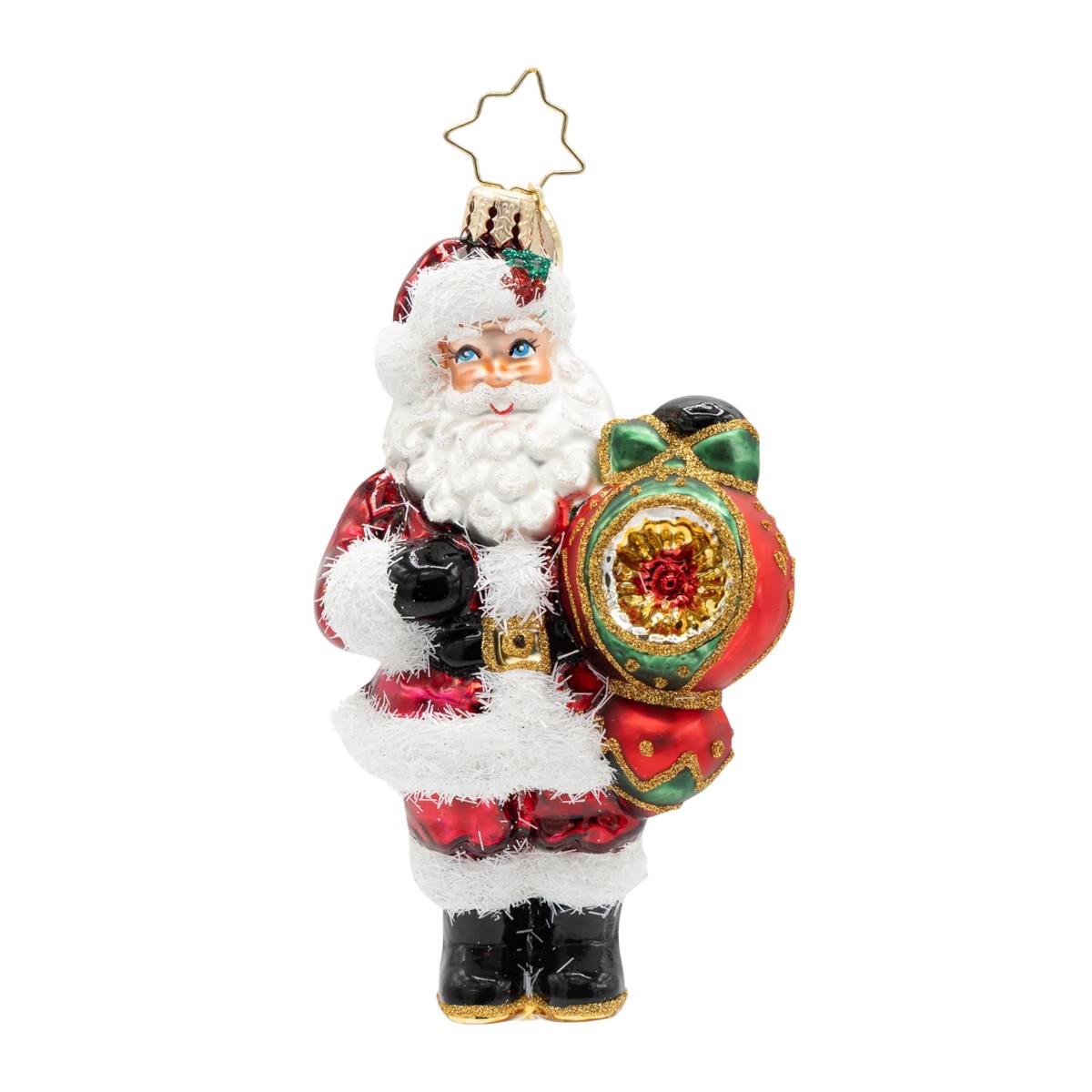 Christopher Radko The Merry Bauble Santa Ornament