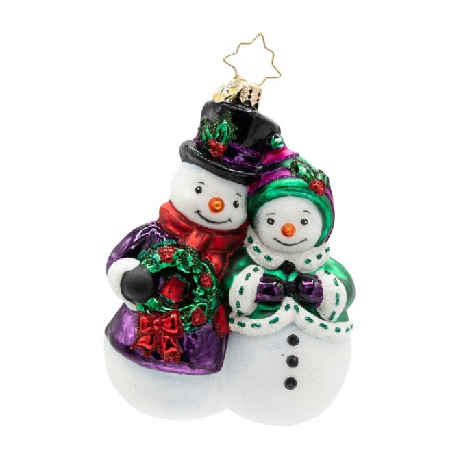 Christopher Radko The Snow Stopper Pair Ornament