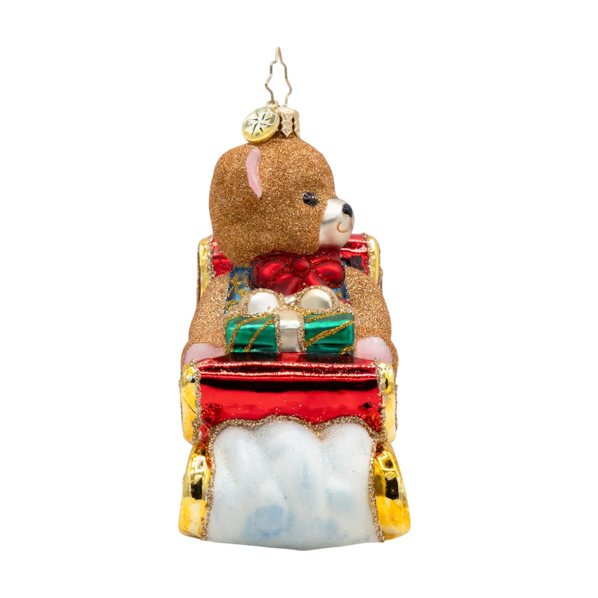 Christopher Radko Bearly Merry Sleigh Ornament