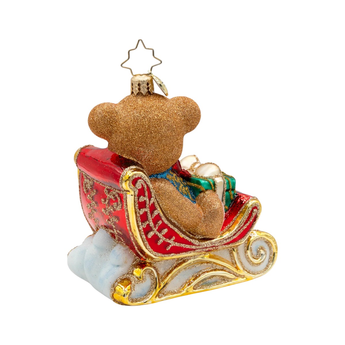 Christopher Radko Bearly Merry Sleigh Ornament