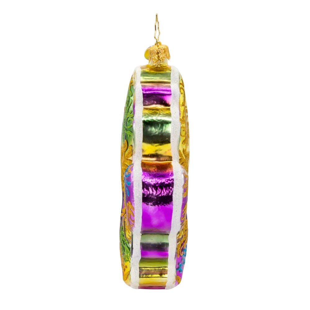 Christopher Radko Fleur De Lis Charm Ornament