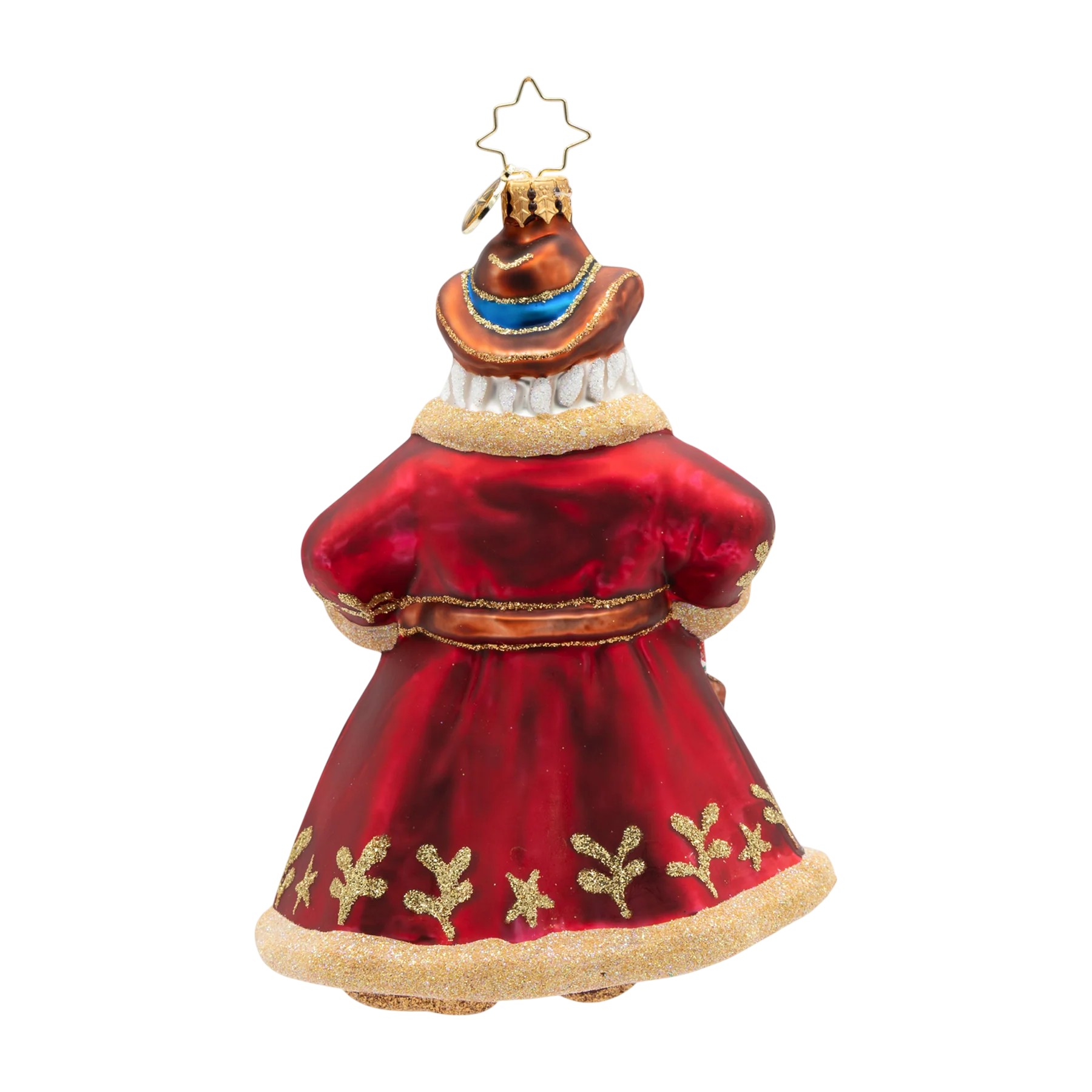 Christopher Radko Jingle Spurs Santa Ornament